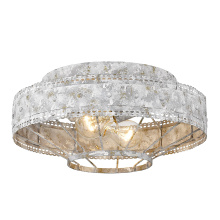 Golden Canada 7856-FM OY - Wry Lighting Ferris 2-light Flush Mount in Oyster